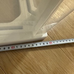 プラスチック収納ケース 2段／引き出し収納／2段目フタなし/無料の画像