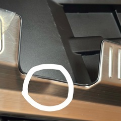 S700V アトレー ハイゼット ピクシスバンも？ リアバンパー プロテクト ステップガードの画像