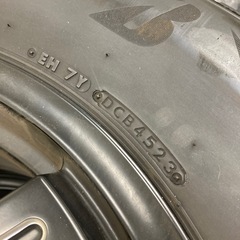 スタッドレスアルミ４本セットプラドの画像