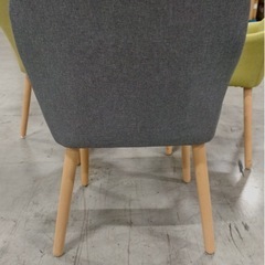 グレー アームチェア 2つセット 9025GYの画像