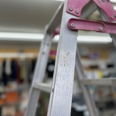 【ドリーム川西店御来店限定】☆ジモティー見たよ♪割引☆特価！！  脚立  クリーニング済み 【99560000038790】の画像