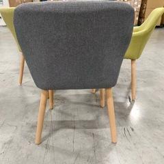 ダイニングチェア 4つセット グリーン の画像