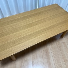 無印　センターテーブルの画像
