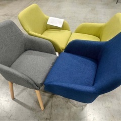 ダイニングチェア 2つセット グリーンの画像