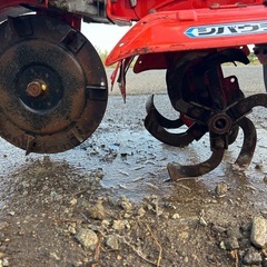 シバウラ　管理機 正逆ロータリー 1輪　ネギ 土寄せ　培士 溝掘り溝上げ　中耕　除草　跳ね上げ 4馬力 家庭菜園 ハウス　宮崎の画像