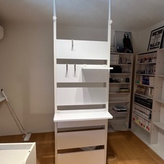 ラック 突っ張り棒 棚 突っ張り棚 突っ張りラックの画像