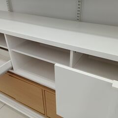 ★リユースのサカイ日立店★HJ8424  テレビ台 ホワイト H45.5×D41.5×W160 クリーニング済み の画像