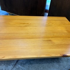 無印 パイン材 折りたたみテーブル 中古 ローテーブル 50x80
の画像