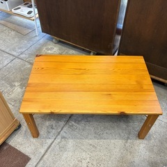 無印 パイン材 折りたたみテーブル 中古 ローテーブル 50x80
の画像