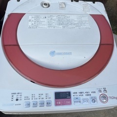 洗濯機　シャープ製　7キロの画像