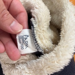 フード付きトレーナー 100サイズ ネイビーの画像