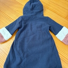 フード付きトレーナー 100サイズ ネイビーの画像