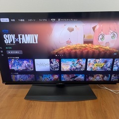 ★ジャンク品★2021年製　SHARP  AQUOS 40インチ テレビ★の画像