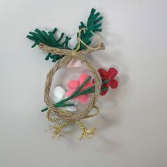 【ハンドメイド】オリジナルしめ飾り④の画像