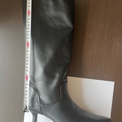 AZUL by moussy 今季新作　ロングブーツ　ブラック　Lサイズ　24〜24.5位　ローヒールブーツの画像