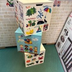 木製　収納ケース　収納箱　3個セットの画像