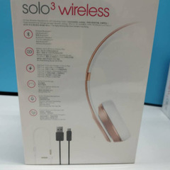 【新品未開封】Beats Solo 3 Wireless/A1796/ワイヤレスヘッドホン/ローズゴールドの画像