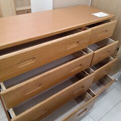 ★リユースのサカイ日立店★HJ8426  チェスト ブラウン H90×D42×W120 クリーニング済み の画像