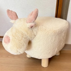 【美品】トナカイ スツール 椅子 鹿の画像