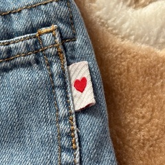 デニム カジュアルパンツ 90cmの画像