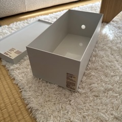 受け渡し決定✳︎無印良品　再生ポリプロピレン入りファイルボックス+ポリプロピレン救急箱の画像