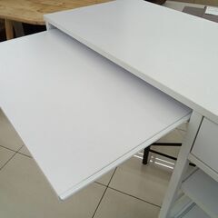 ★リユースのサカイ日立店★HJ8430  デスク ホワイト H85.5×D40×W120 クリーニング済み の画像