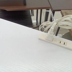 ★リユースのサカイ日立店★HJ8430  デスク ホワイト H85.5×D40×W120 クリーニング済み の画像