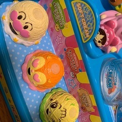 決定！！破格！激安！日曜までの出品！アンパンマン アイスクリーム屋さんセット　除菌済み　動作確認済みの画像