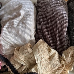 生地　未使用生地　古い生地　数点の画像