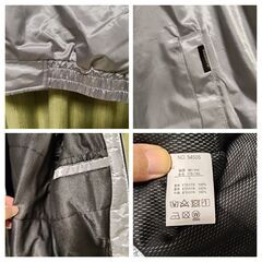 【引取限定】[クロダルマ] 作業服 軽量防寒ジャンパー 54505シルバー　Lサイズ 値下げしました！！の画像