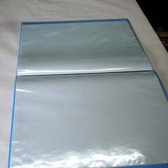 A3サイズの書類の整理に！　クリアファイル３個　レバーファイル２個の画像