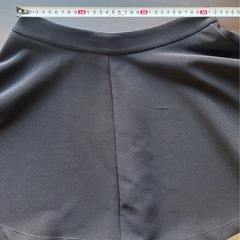 デュラス　DURAS ブラック　フレアミニスカートの画像