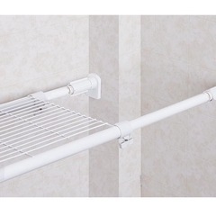 大きい突っ張りメッシュ棚の画像