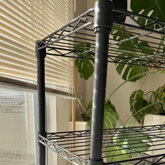 棚　ラック　黒色の画像