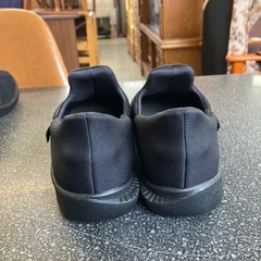 サ2511-460 あゆみ コンフォート シューズ ブラック 22.0-22.5cm 未使用品の画像