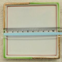 ☆正方形 皿 角皿 ２枚【中古】の画像