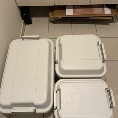 無印良品頑丈収納ボックスセットの画像