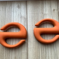 【美品】1kg ダンベル 2個セット オレンジ 宅トレ シェイプアップの画像