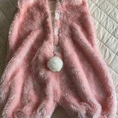 バニー着ぐるみ　ピンクウサギの画像