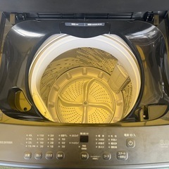 【リサイクルサービス八光】2025年製　アイリスオーヤマ　洗濯機 6kg ガチ落ち大水流洗浄 節水 コンパクト 一人暮らし IAW-T606-B ブラックの画像