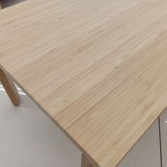 ★リユースのサカイ日立店★HJ8432 IKEA テーブル ベージュ H30.5×D45×W65 クリーニング済み の画像