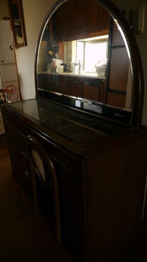 鏡台（大塚家具） (tiger) 網代のドレッサーの中古あげます・譲ります