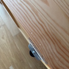 無印良品 木製ベッド用下収納ボックス仕切り付き パイン材 天然木 収納 ベッドの画像