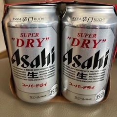 決まりました🍺アサヒスーパードライ350ml 6缶🍻の画像