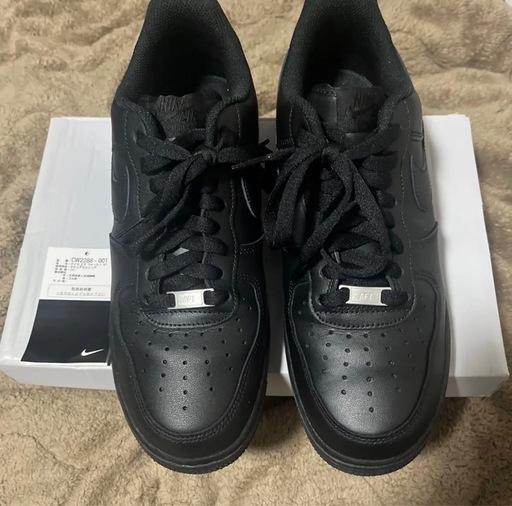 NIKEナイキエアフォース1 ブラック　27cm