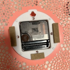 ニトリ　ガラス製掛け時計の画像