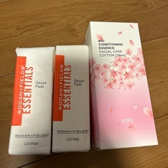 コットン３個&バレッタ２個セットの画像