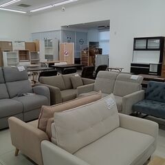 ★リユースのサカイ日立店★HJ8433  ソファ ベージュ H85×D84×W131 クリーニング済み の画像