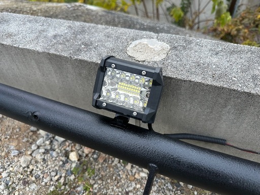 ジムニー用　フロントバンパー LEDフォグランプ付き ジムニー IRONMANフロントバンパー（専用LEDフォグランプ付