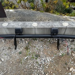 ジムニー用　フロントバンパー LEDフォグランプ付きの画像